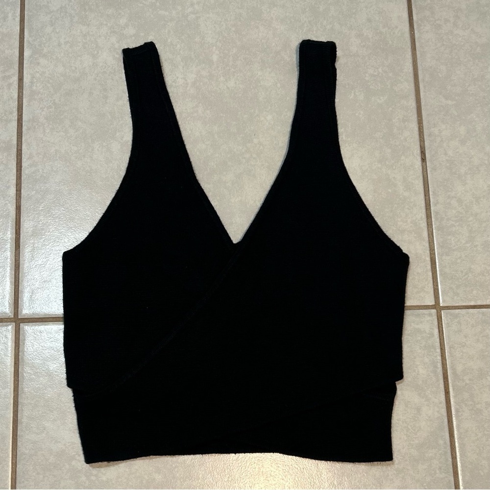 Abercrombie and Fitch Elegant crisscross Black Women's Top